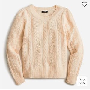 NWT J. Crew Pointelle Sweater